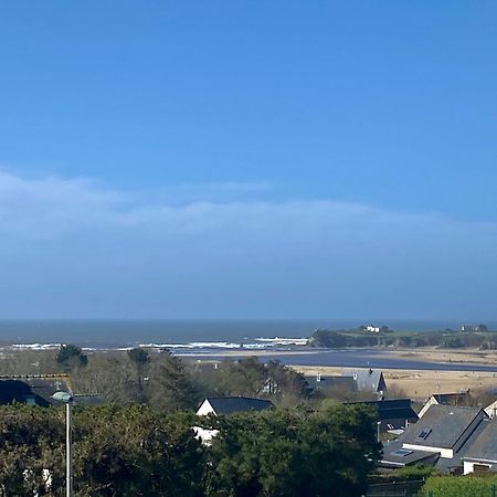 Studio Blue Horizon Vue Mer Guidel-Plage Kültér fotó